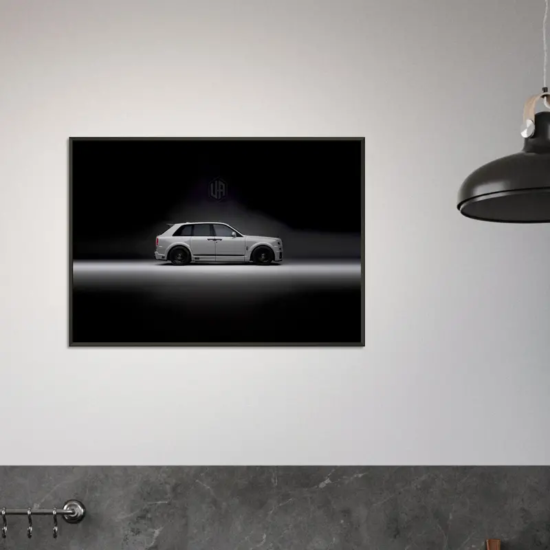 Premium Matte Paper Metal Framed Poster - Urban Cullinan Tempest Grey 2