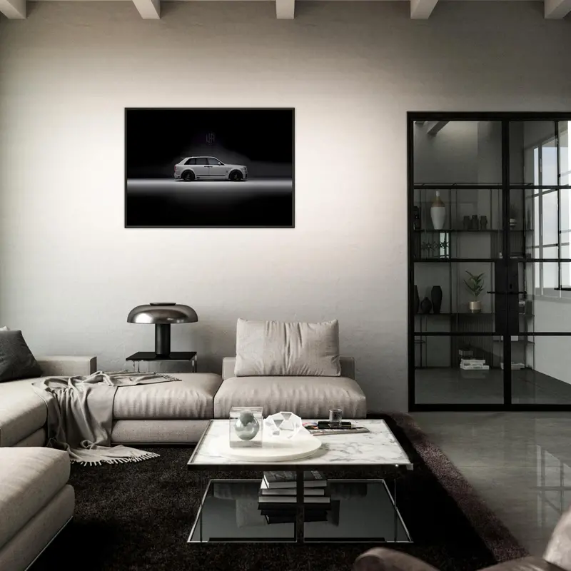Premium Matte Paper Metal Framed Poster - Urban Cullinan Tempest Grey 3