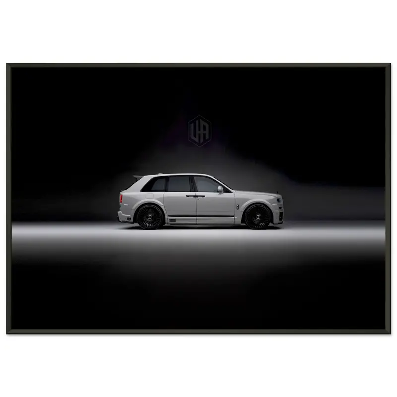 Premium Matte Paper Metal Framed Poster - Urban Cullinan Tempest Grey 4