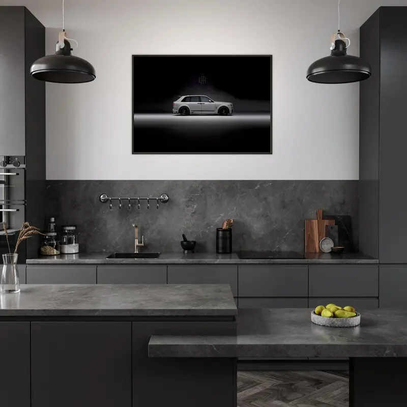 Premium Matte Paper Metal Framed Poster - Urban Cullinan Tempest Grey 4
