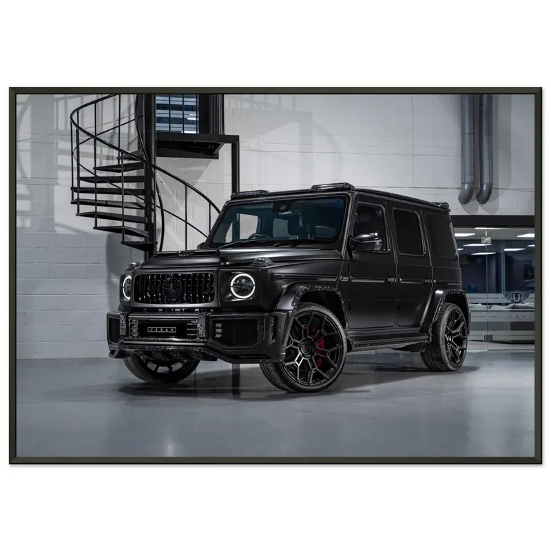 Premium Matte Paper Metal Framed Poster - Urban Forged Carbon G63 3