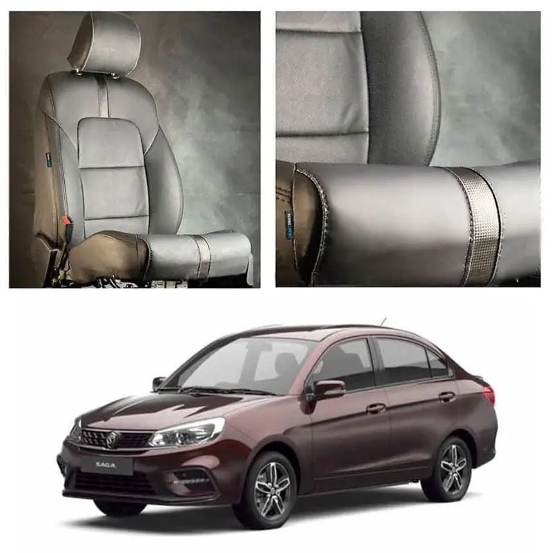 Proton Saga Type R Black Black Seat Covers 2021 - 2025 1