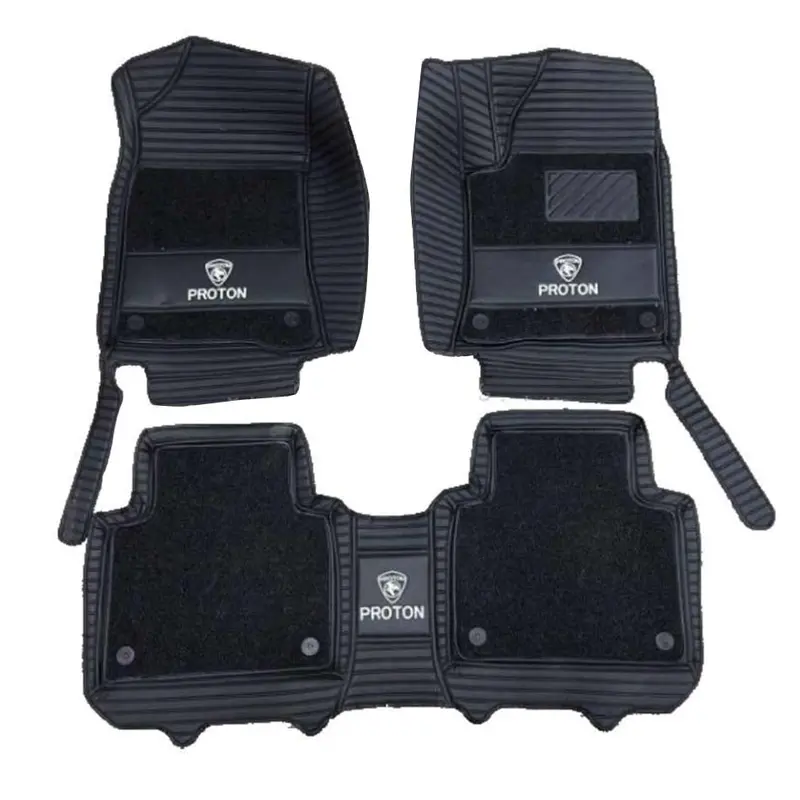 Proton X70 10D Floor Mat Black With Black Stitch Model 2021-2022 1