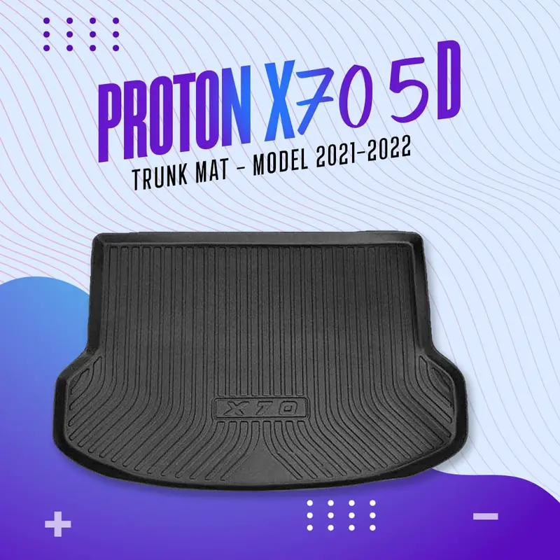 Proton X70 5D Tpe Trunk Mat 2021 - 2025 1