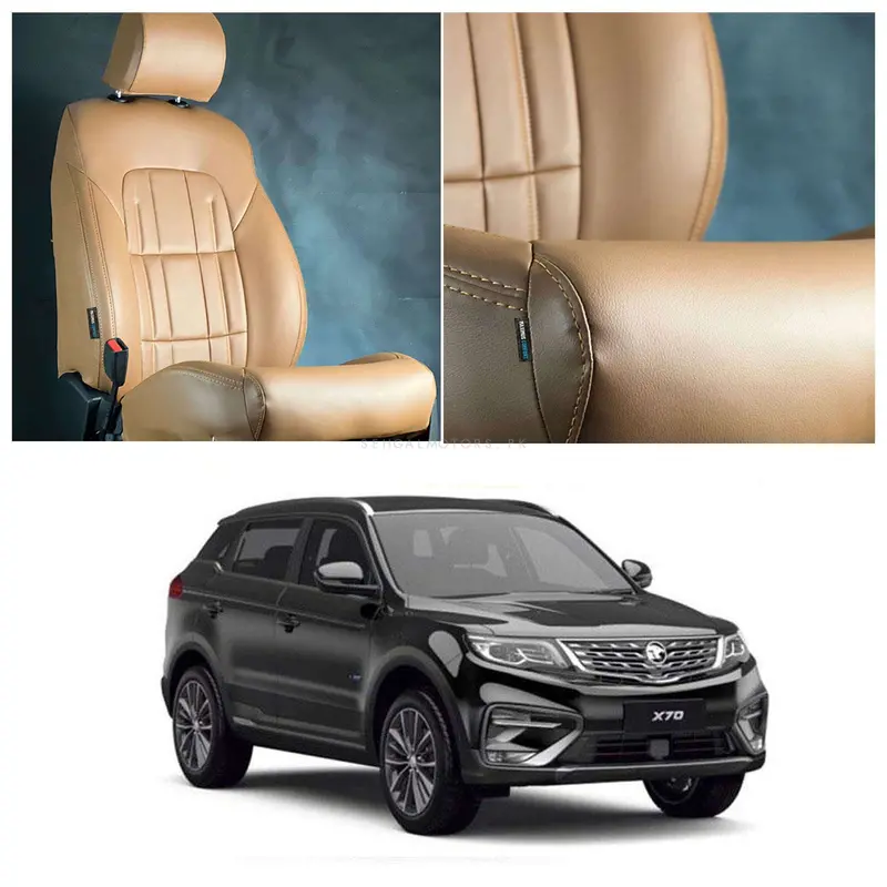 Proton X70 Audi Style Brown Brown Seat Covers 2021 - 2025 1