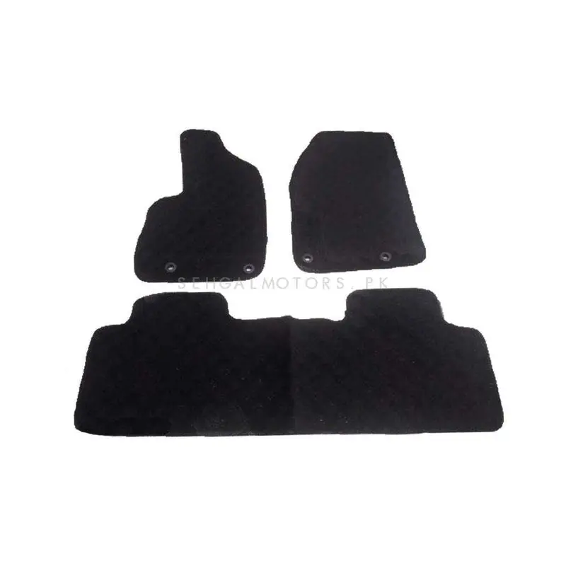 Proton X70 Carpet Floor Mat Mix Design 3Pc Black 2021 - 2025 2