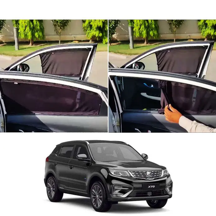 Proton X70 Custom Fit Retractable Curtains 2021 - 2025 - Sun Shade - Parda 1