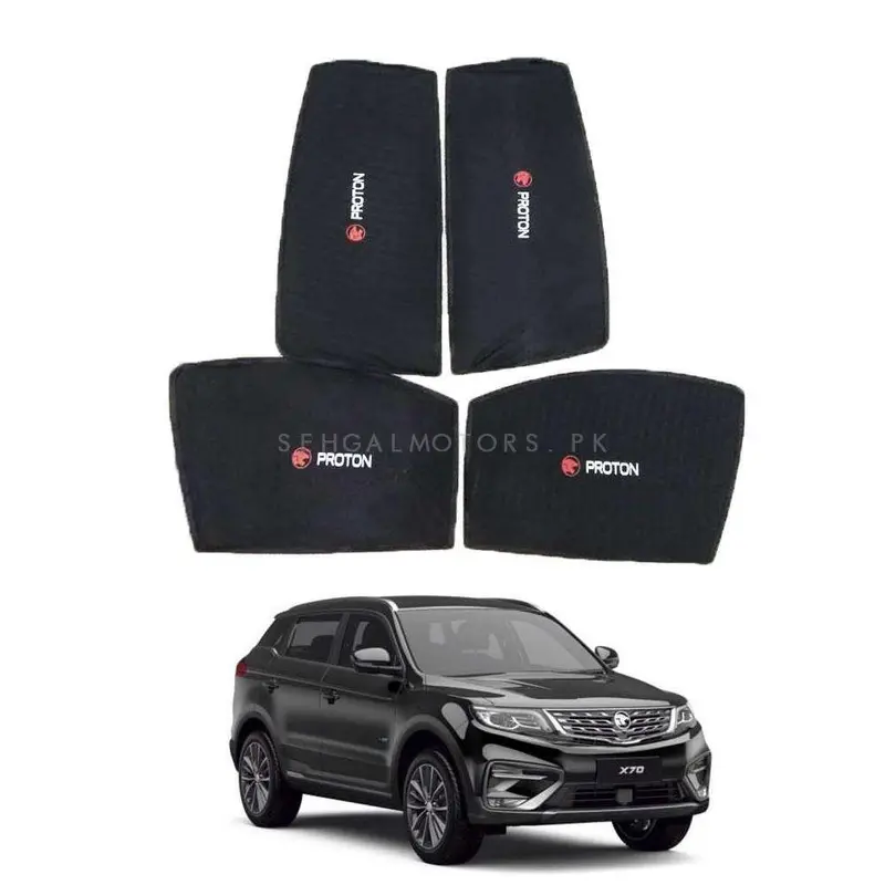 Proton X70 Foldable & Flexible Sunshade With Logo 2021 - 2025 - Side Sun Shade 1