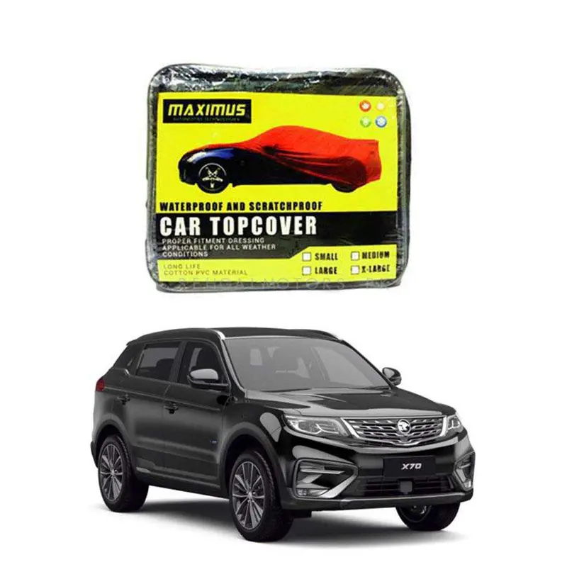 Proton X70 Maximus Non Woven Car Top Cover 2021 - 2025 - - Scratchproof And Waterproof - Without Belt 1