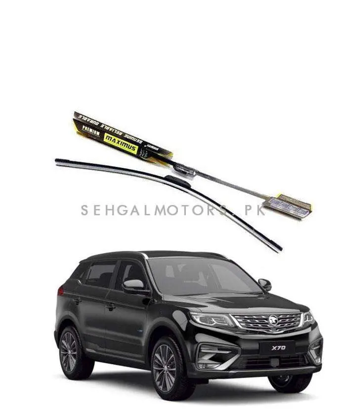 Proton X70 Maximus Premium Silicone Wiper Blades 2020 - 2025 1
