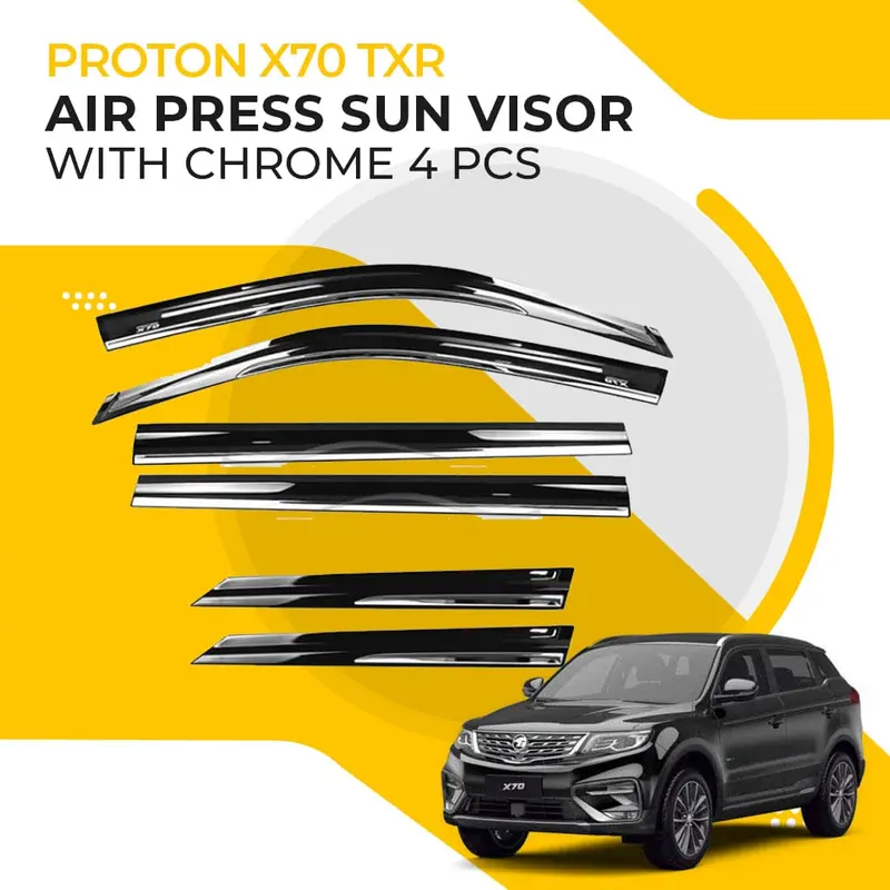 Proton X70 Maximus Txr Air Press Sun Visor With Chrome 2021 - 2025 1