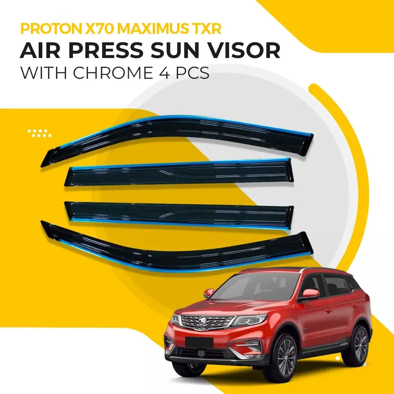 Proton X70 Nb Maximus Air Press Sun Visor With Chrome 2021 - 2025 1