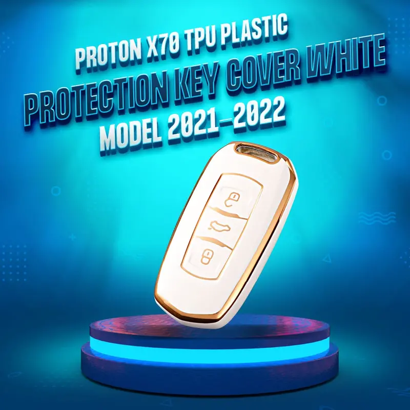 Proton X70 Tpu Plastic Protection Key Cover White 2021 - 2025 1