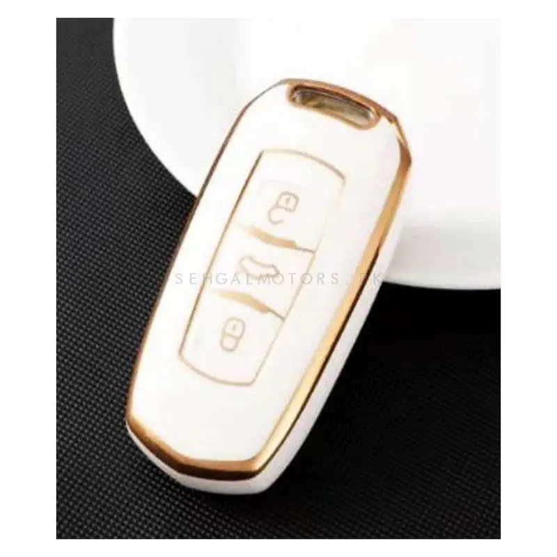 Proton X70 Tpu Plastic Protection Key Cover White 2021 - 2025 2