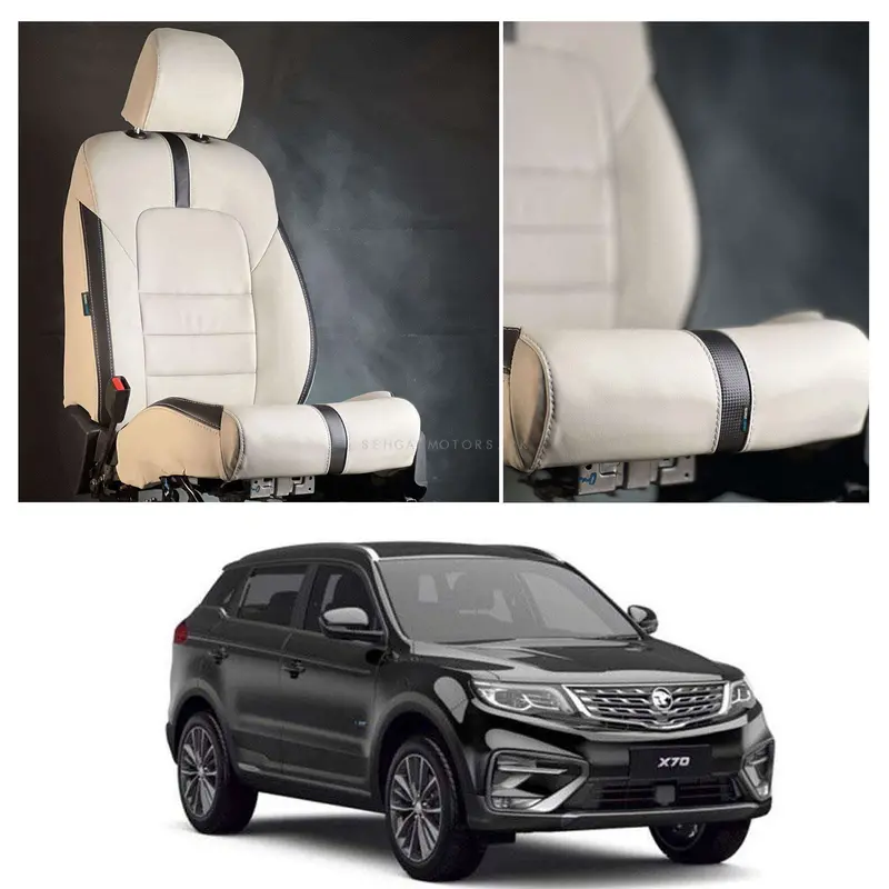 Protonx70 Type R Beige Black Seat Covers 2021 - 2025 1