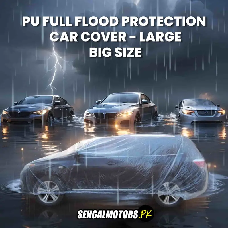 Pu Full Flood Protection Car Cover - Large Big Size - Disposable Car Cover 1