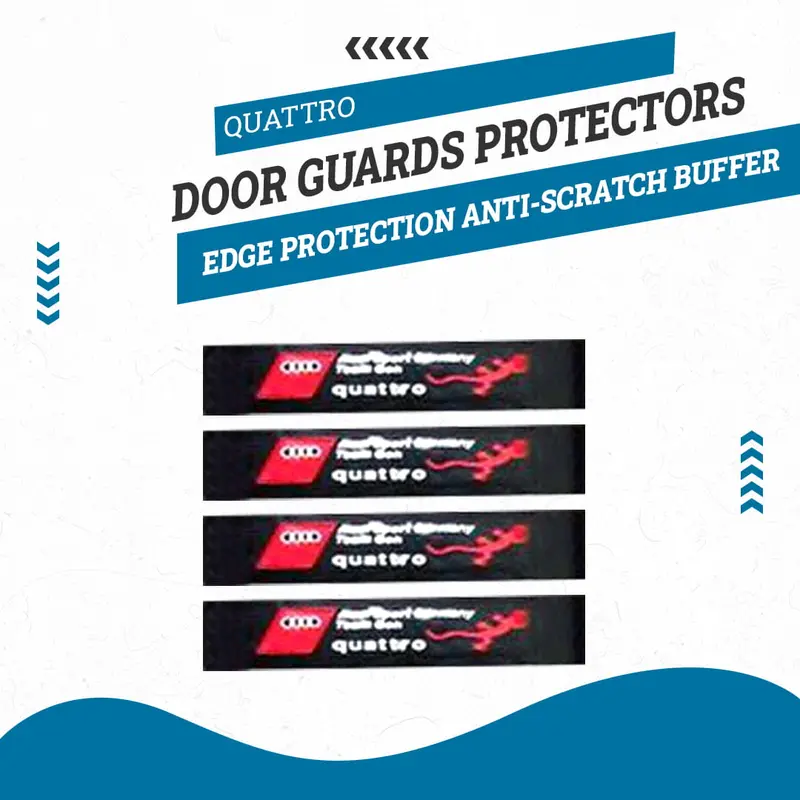 Quattro Door Guards Protectors - Edge Protection Anti-Scratch Buffer Strip 1