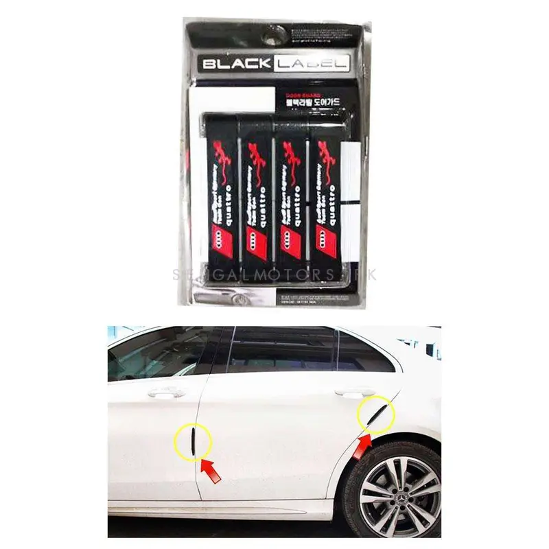 Quattro Door Guards Protectors - Edge Protection Anti-Scratch Buffer Strip 2