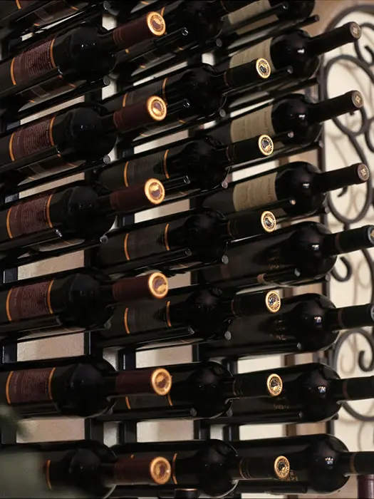 Rails Muraux Avec Bouchon Frontal Ultra St - Ultra Wine Rack 1