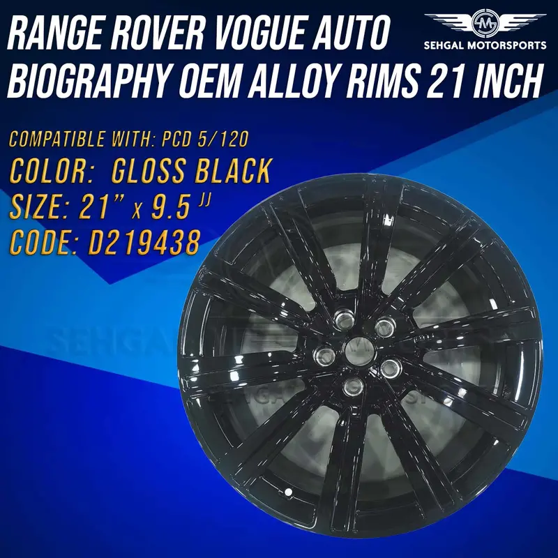 Range Rover Vogue Auto Biography Oem Style Alloy Rims 21 Inch (D219438) 2