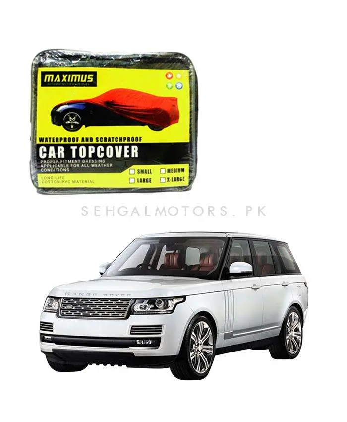Range Rover Vogue Maximus Non Woven Car Top Cover 2012 - 2018 - - Scratchproof And Waterproof - Without Belt 2