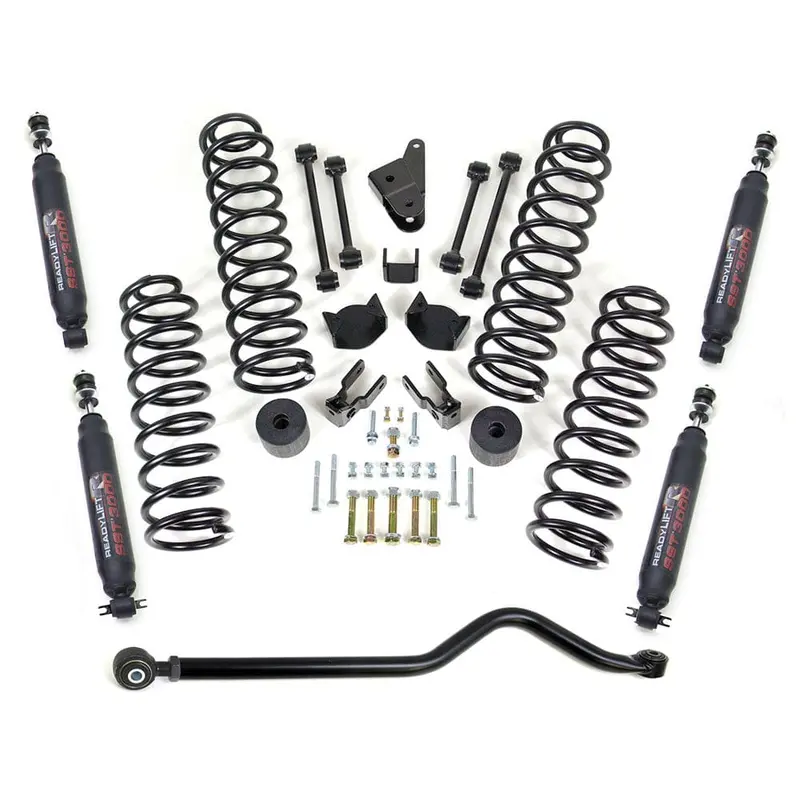 Readylift 2007-17 Jeep Jk 4'' Sst Coil Spring Lift Kit With Adj Track Bar And Sst3000 Shocks 1