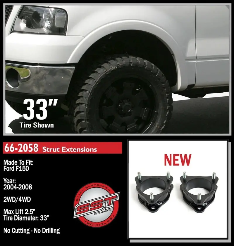Readylift 66-2058 Front Leveling Kit Fits 04-14 F-150 Mark Lt 2