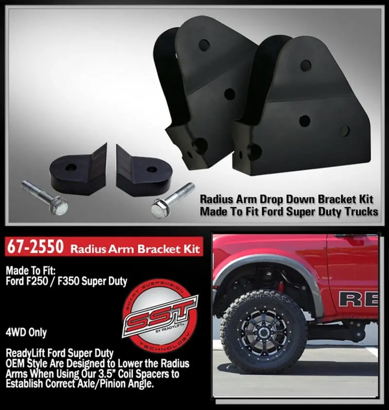 Readylift 67-2550 Radius Arm Bracket Kit 2