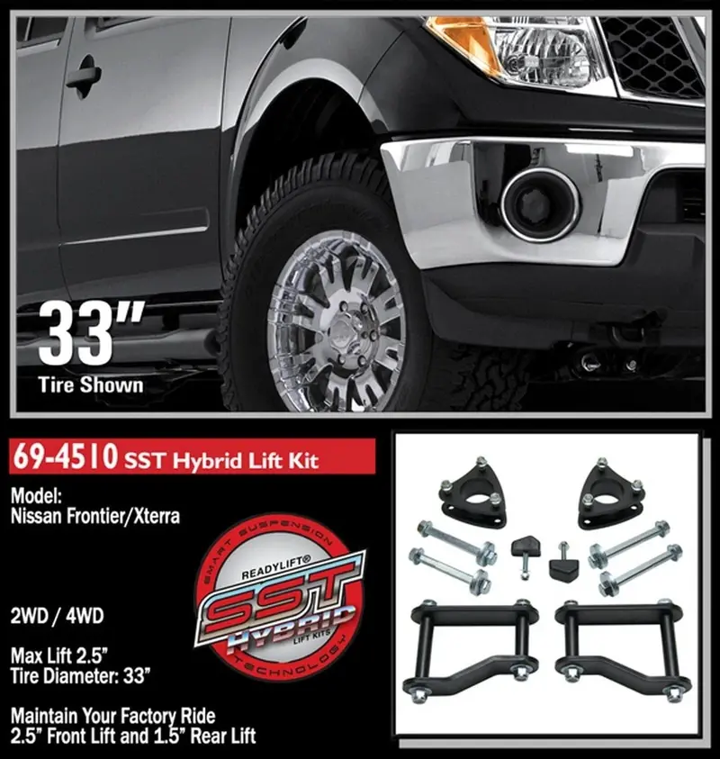 Readylift 69-4510 Sst Lift Kit Fits 05-21 Equator Frontier Xterra 2