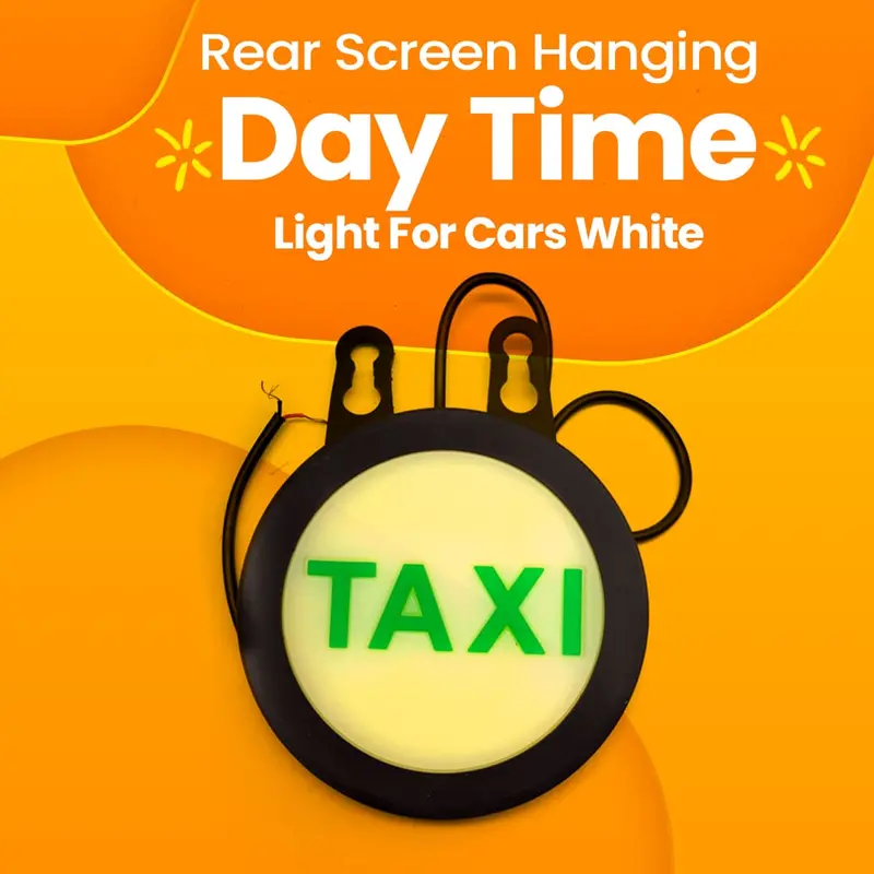 Rear Screen Hanging Day Time Light For Cars White 1