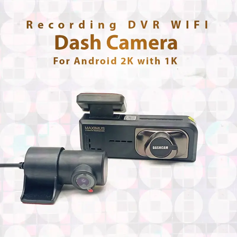 Recording Dvr Wifi Dash Camera For Android 2K With 1K 1