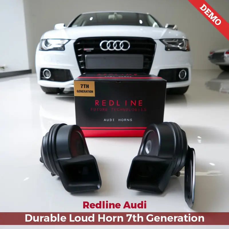 Red Line Audi Durable Loud Horn 7Th Generation 1