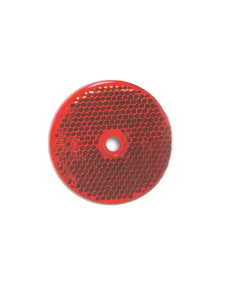 Reflector 2" Center Screw On Red Lht40-0025-01 1