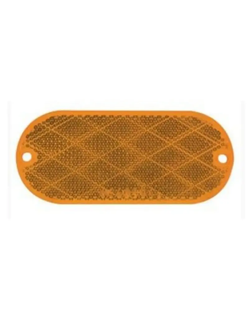 Reflector Oblong Adhesive Mnt Amber Optre11ab 1