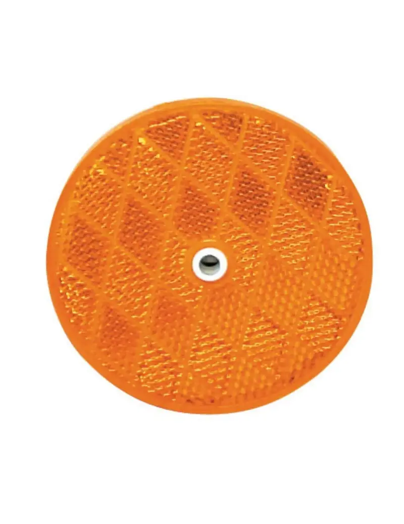 Reflector Round 2-3/16" Amber Optre35ab 1
