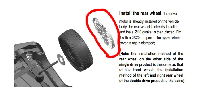Replacement Alloys  For Kids Ride On's - Mercedes G63 - 140-1778 1