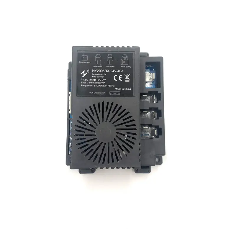 Replacement Control Board Module For Kids Ride On's - Hy2005rx-24V-40A - Bluetooth Receiver Control Module With Cooling Fan - 101-868 1