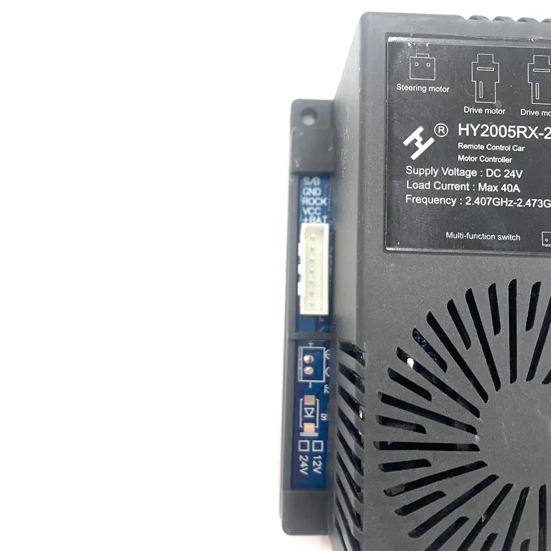 Replacement Control Board Module For Kids Ride On's - Hy2005rx-24V-40A - Bluetooth Receiver Control Module With Cooling Fan - 101-868 2