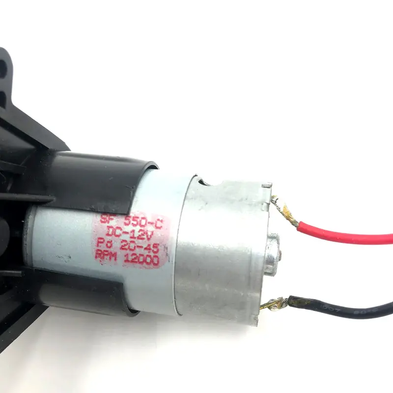 Replacement Electric Motor For Kids Ride On's - Bentley Continental 12V-35W 12000Rpm Electric Motor Right Gearbox - 106-753 2