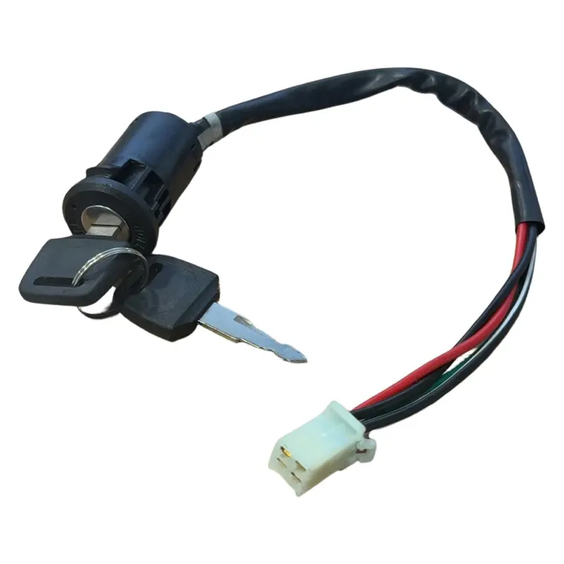 Replacement On-Off Ignition Barell For Kids Ride On's - 110Cc Key Ignition Barrell With Keys - 116-2891 1
