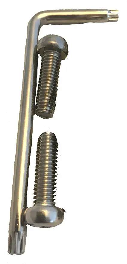 Replacement Screw Locks For 1001-63-B Fuel Center Caps! 2 Locks With Key! 1