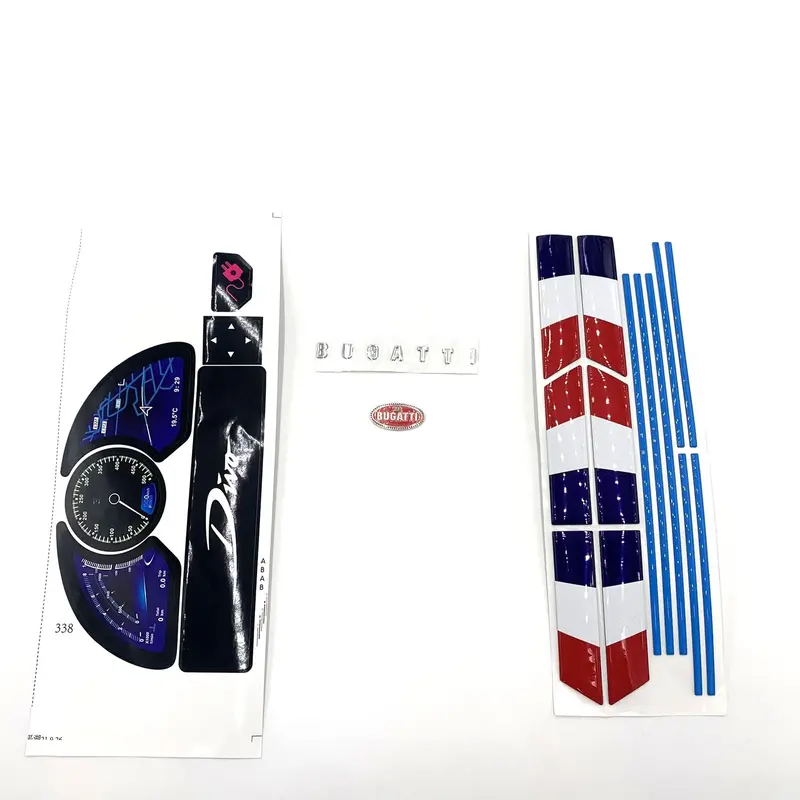 Replacement Stickers For Kids Ride On's - Buggati Divo Stickers - 139-970 1