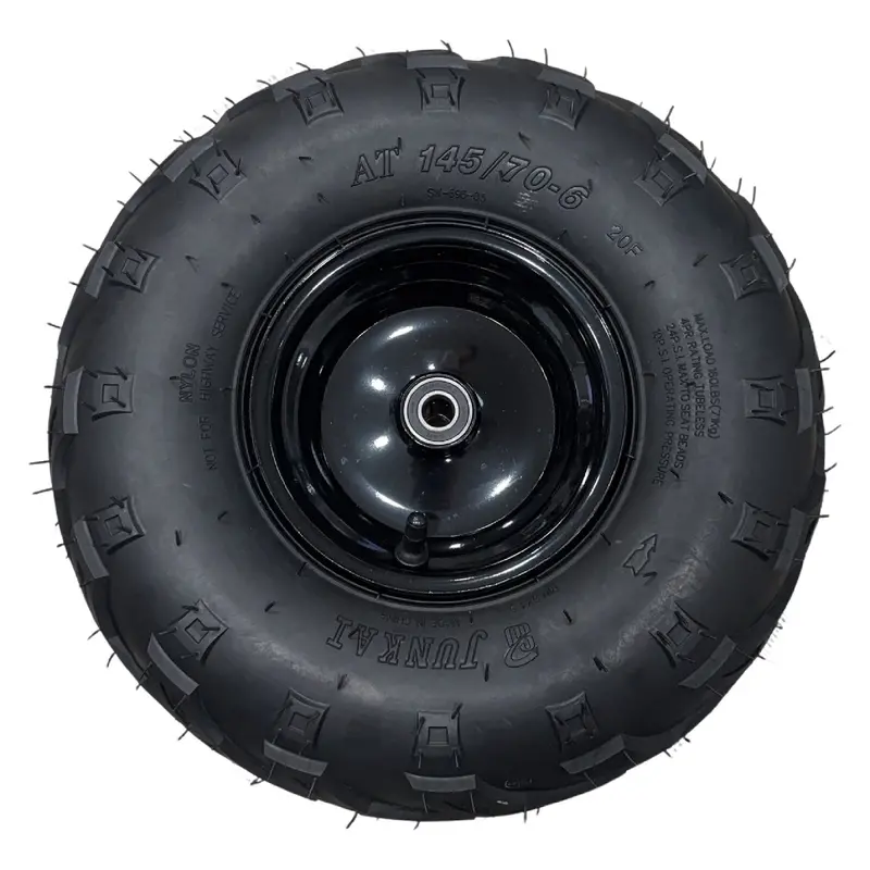 Replacement Wheel For Kids Ride On's - Front Left Wheel For 212Cc Petrol Buggy  - 104-3192 1