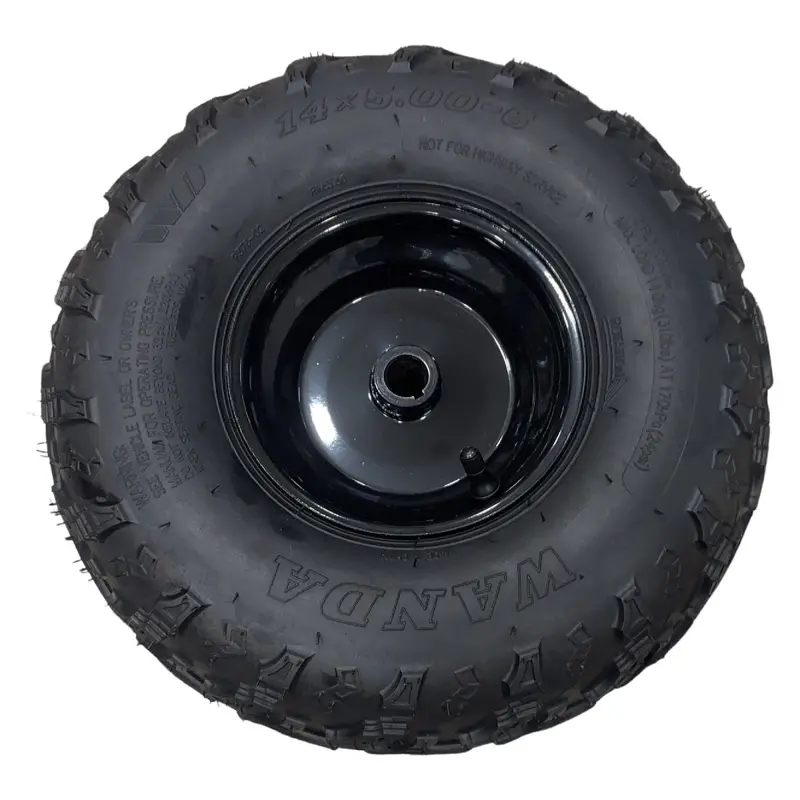 Replacement Wheel For Kids Ride On's - Onekart Ex3s Rear Wheel Complete 6 Inch  - 104-3174 1