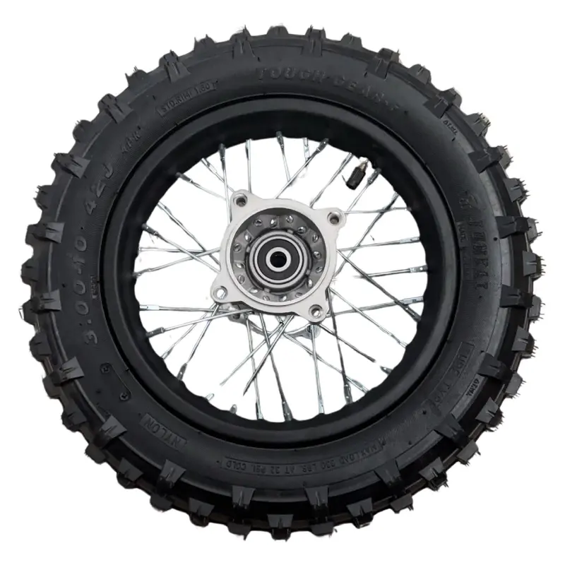 Replacement Wheel For Kids Ride On's - Onemx Px2s Rear Wheel 10 Inch 110Cc Dirt Bike  - 104-3127 1