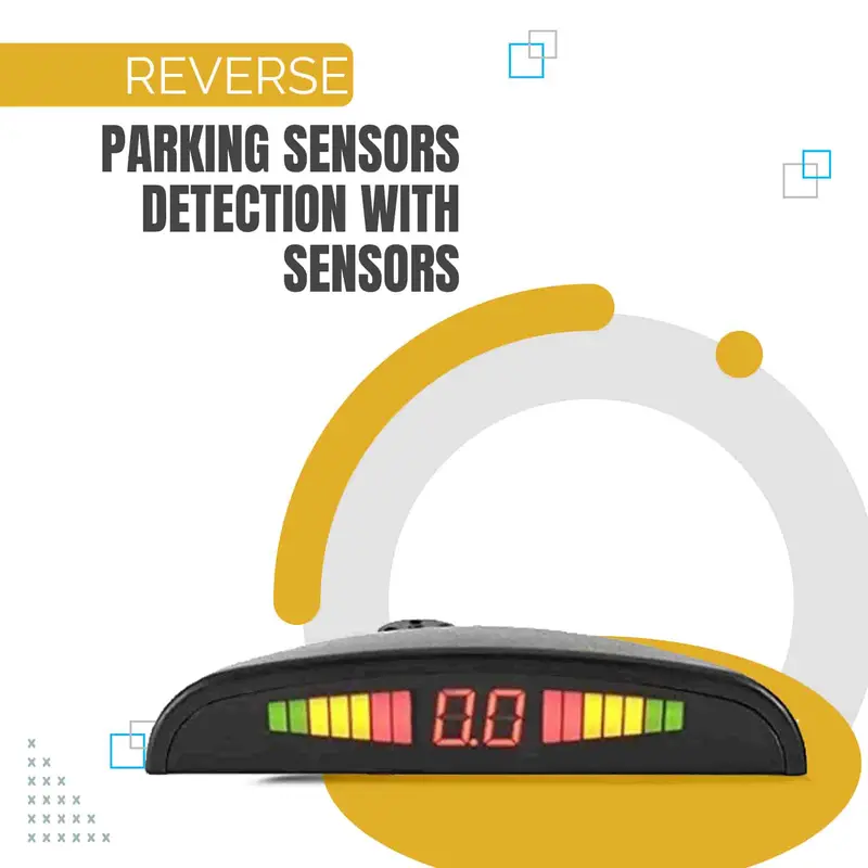 Reverse Parking Sensor Kit – Lcd Display With Buzzer & Distance Alert 1