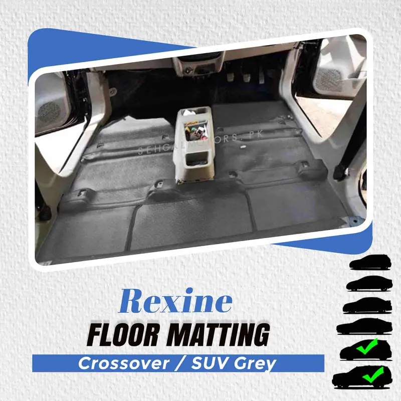 Rexine Floor Matting Crossover / Suv Grey 1