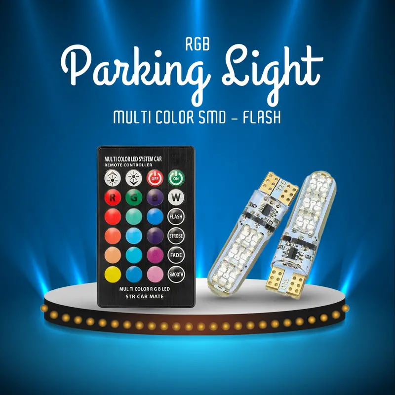 Rgb Multi Color Smd Led Parking Light Flash Strobe - Led Light Bulb For Parking | Smd Car Exterior Parking Lamps 1