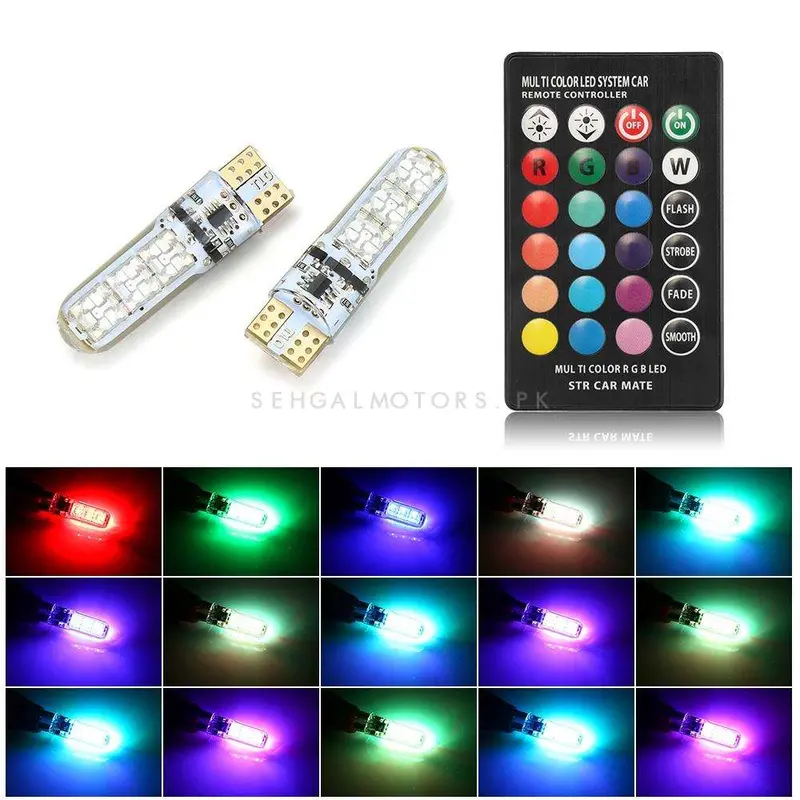 Rgb Multi Color Smd Led Parking Light Flash Strobe - Led Light Bulb For Parking | Smd Car Exterior Parking Lamps 2