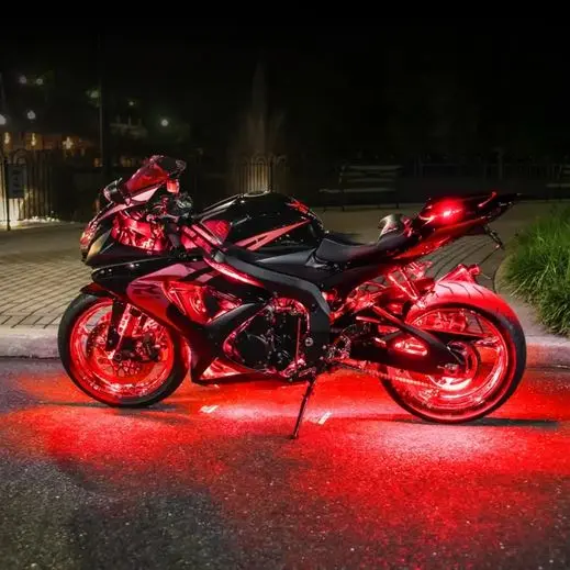 Rgb Strip Light Waterproof Flasher Strobe Car And Bike 2 Pcs 1